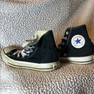 Black Converse Hightops 7W/5M
